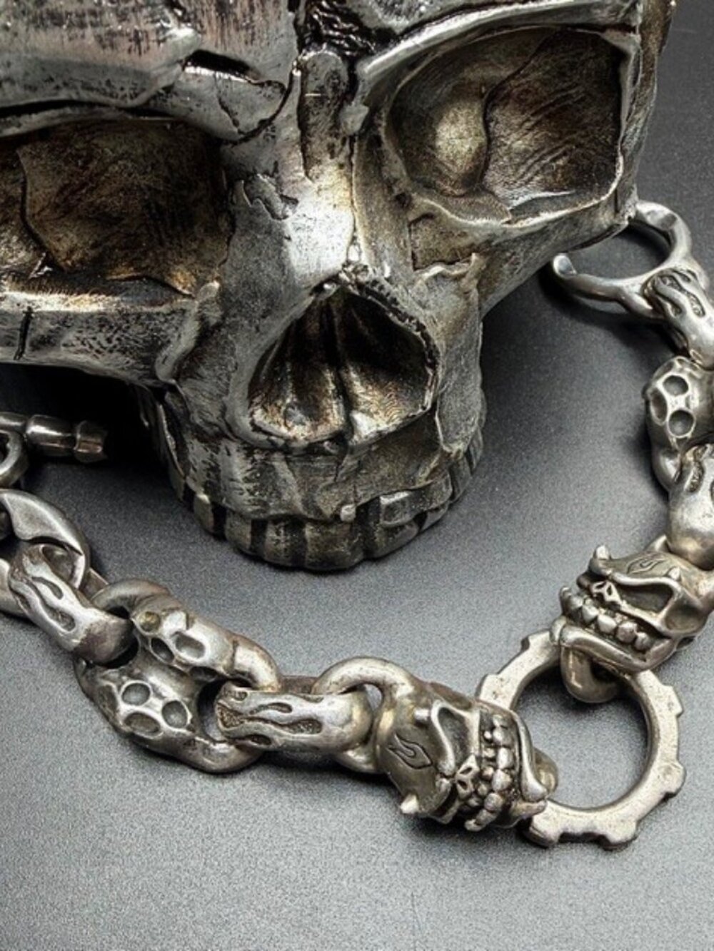 STARLINGEAR Flame 2 Devill Cyber Link 173 grams Center Hoop Bracelet 925